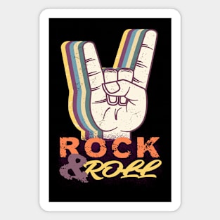 Gesture rock and roll music lovers Magnet